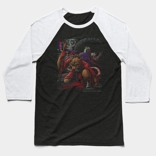 Master battle Baseball T-Shirt by NeverDieSam